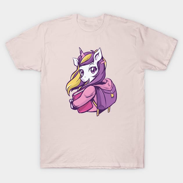 Back to School 2019 Unicorn T-Shirt by boobear247